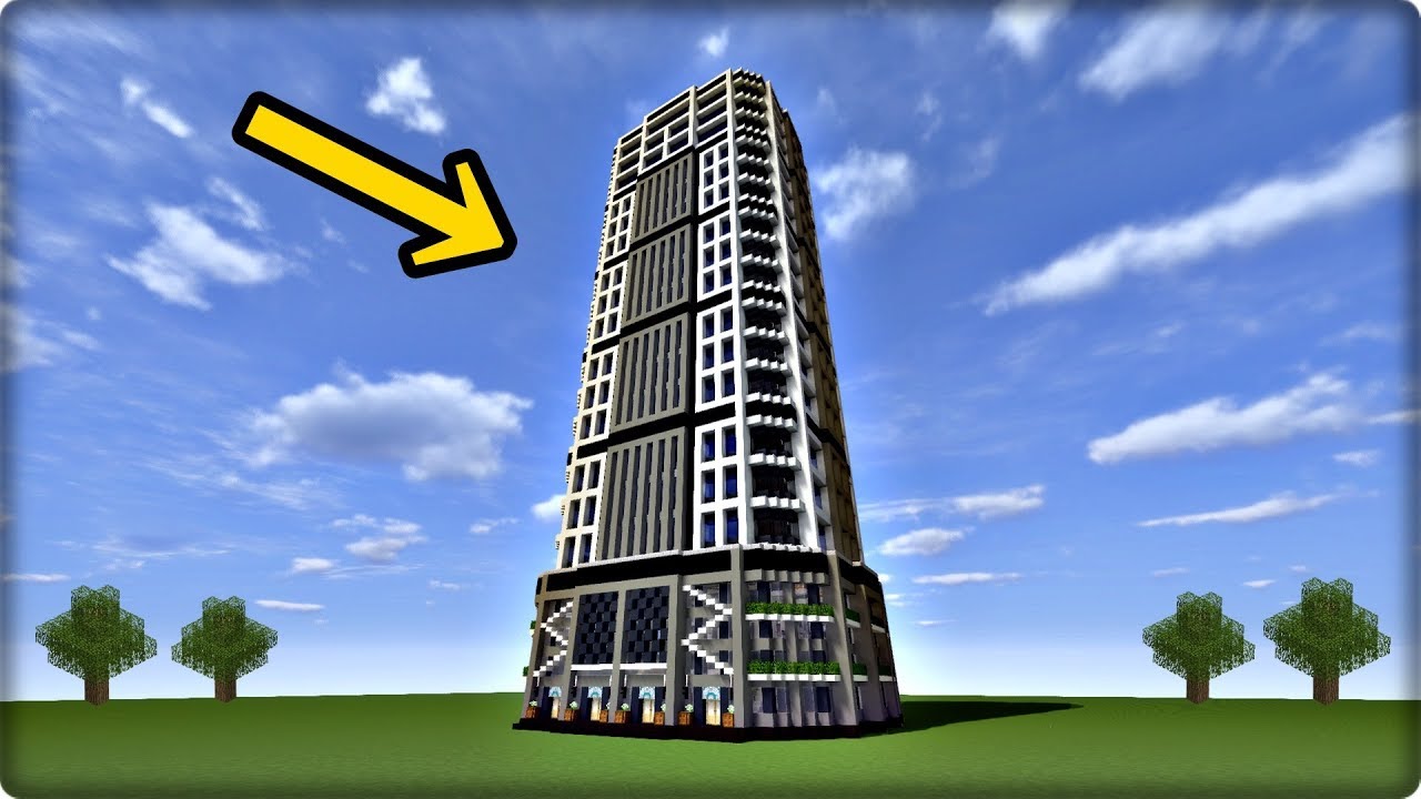 マインクラフト 超高層ビルを建築してみる ビルの作り方 マインクラフトtv